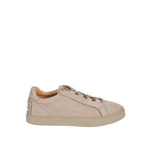 Tods Minimalist Beige Calfskin Sneakers - NWT